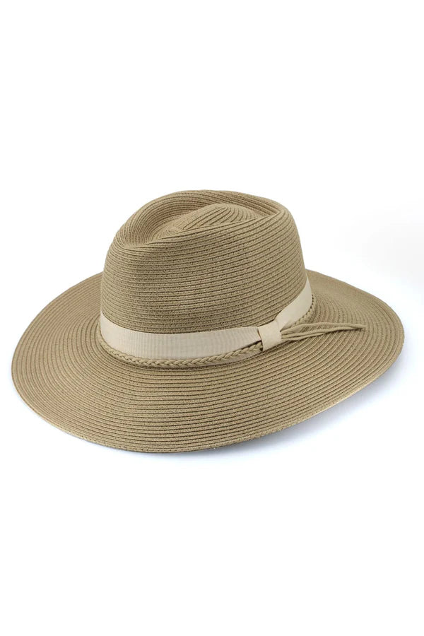 Bahama Flexibraid Fedora - Latte