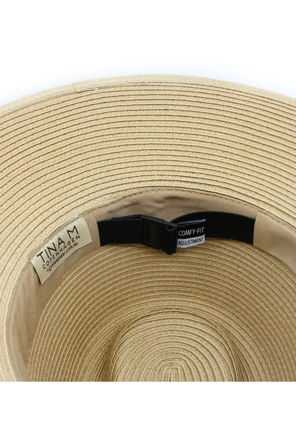 Bahama Flexibraid Fedora - Latte