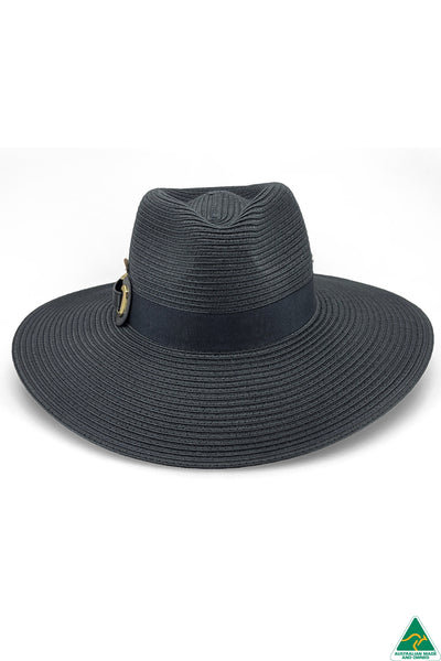 Rhodes Flexibraid Fedora - Black
