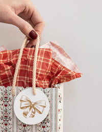 Bespoke Letterpress | Christmas Red Check - Tissue Paper