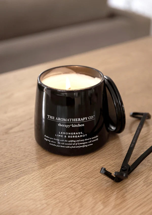 Therapy Kitchen Candle - Lemongrass, Lime and Bergamot