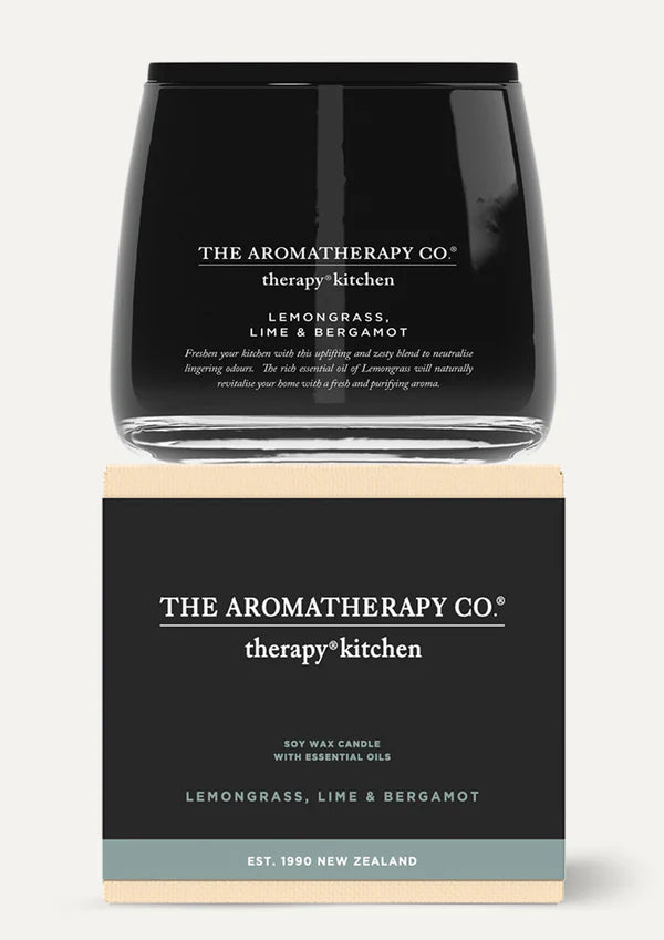 Therapy Kitchen Candle - Lemongrass, Lime and Bergamot