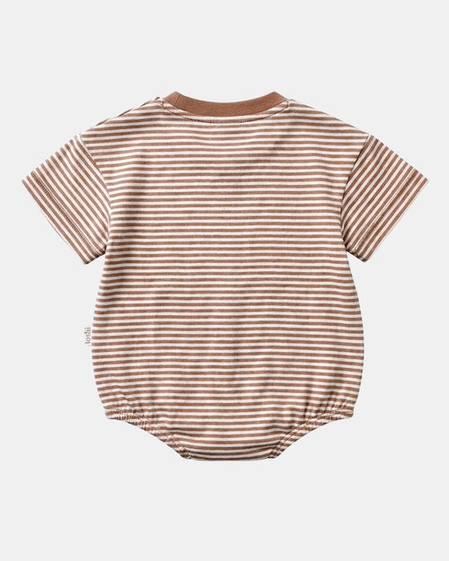 Toshi | Onesie S/S Bubble - Mini Mocha