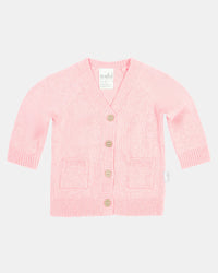 Toshi | Organic Cardigan Remy - Pearl