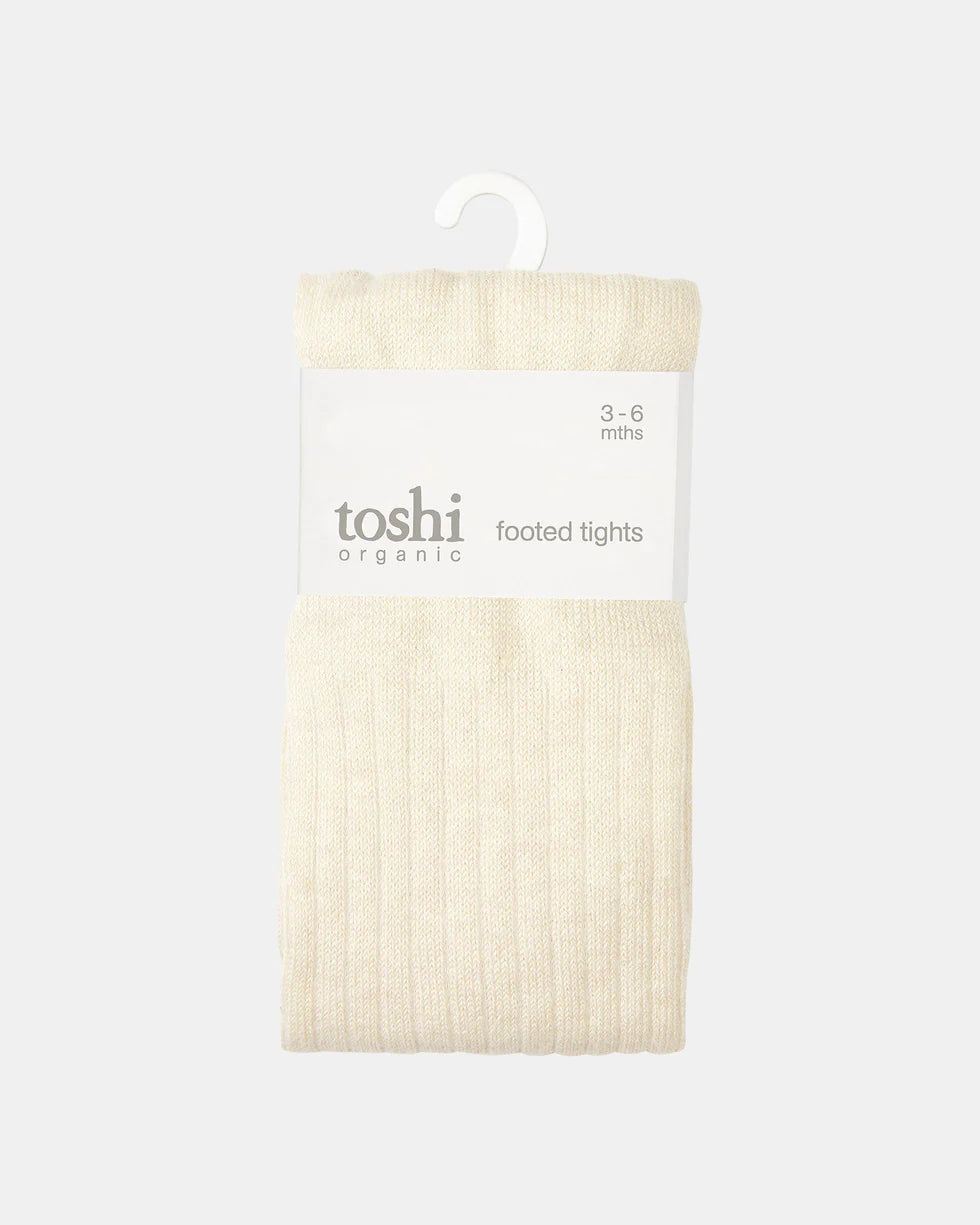 Toshi | Footed Tights Feather