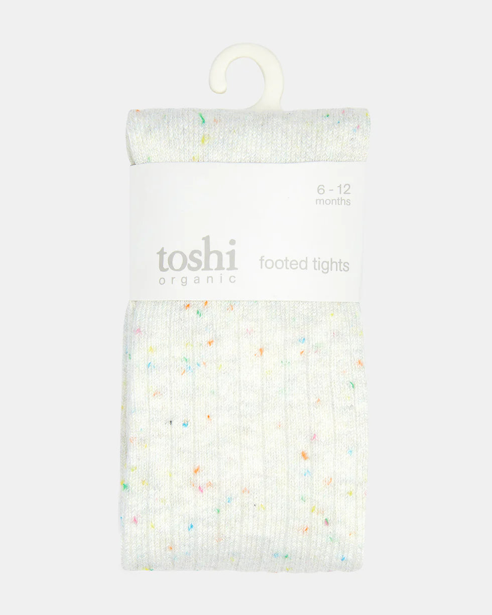 Toshi | Footed Tights Snowflake