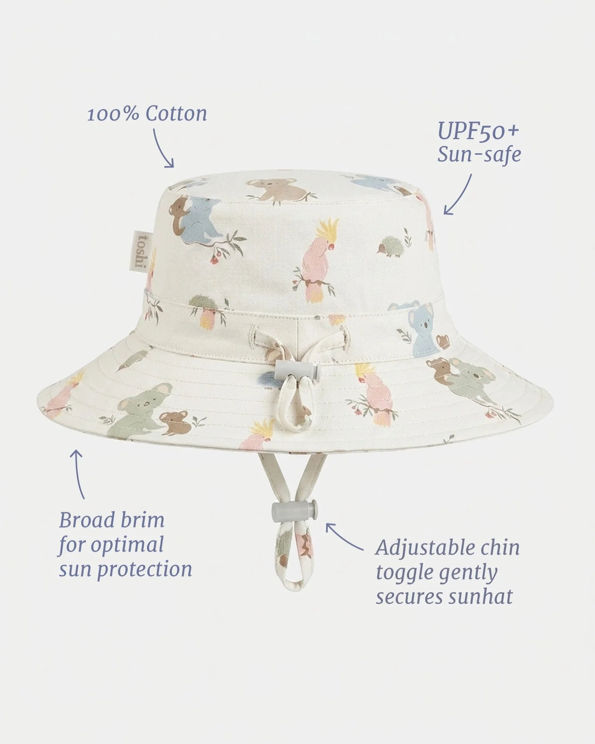 Toshi | Sunhat OZ Gumnut Babies Cloud (Cream)