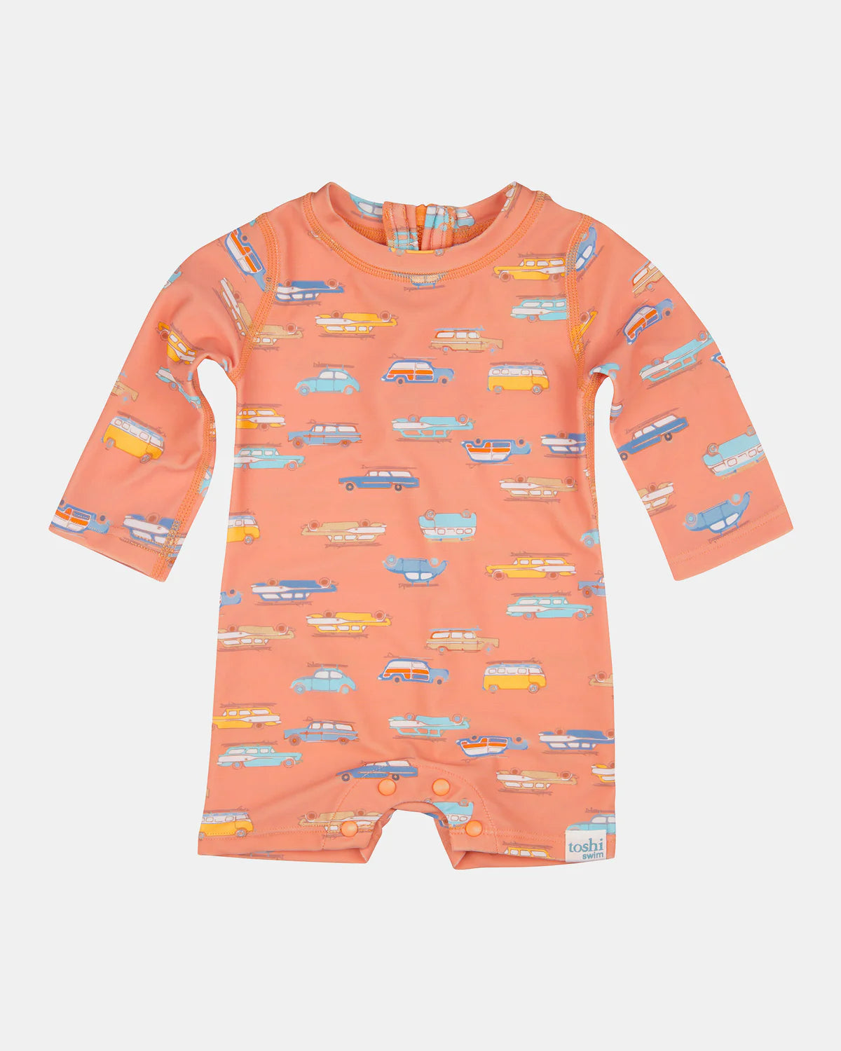 Toshi | Long-Sleeve Swim Onesie - Surf's Up