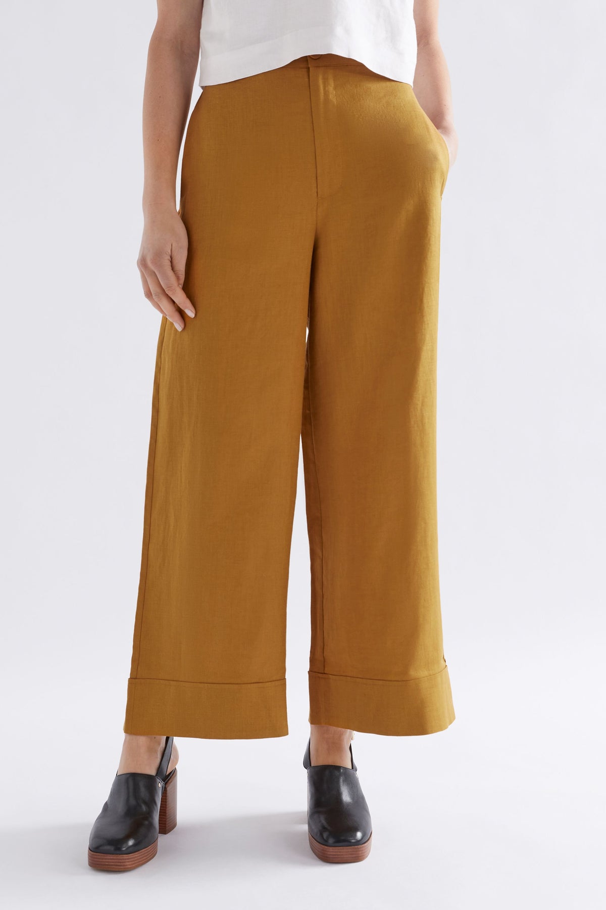 ELK | Strom Linen Pant - Honey Gold