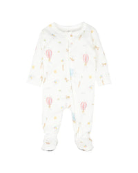 Bebe | Morgan Print LS Zip Onesie