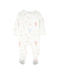 Bebe | Morgan Print LS Zip Onesie