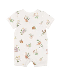 Bebe | Australiana Short-Sleeved Organic Zipsuit