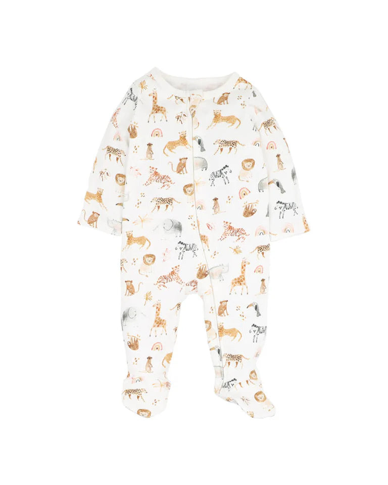Bebe | Billie Long-Sleeve Organic Zipsuit
