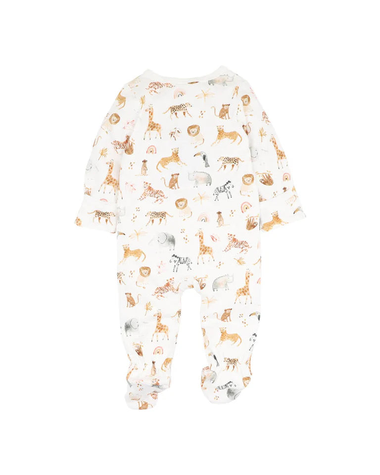 Bebe | Billie Long-Sleeve Organic Zipsuit
