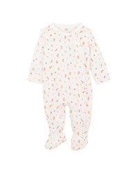 Bebe | Billie Ditsy Floral Long-Sleeve Organic Zipsuit