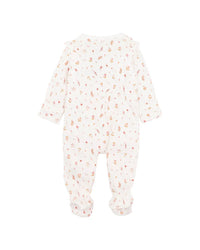 Bebe | Billie Ditsy Floral Long-Sleeve Organic Zipsuit