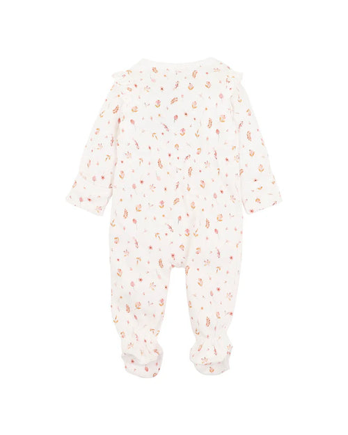 Bebe | Billie Ditsy Floral Long-Sleeve Organic Zipsuit