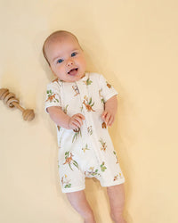 Bebe | Australiana Short-Sleeved Organic Zipsuit