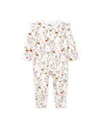 Bebe | Taylor Organic Floral LS Zipsuit
