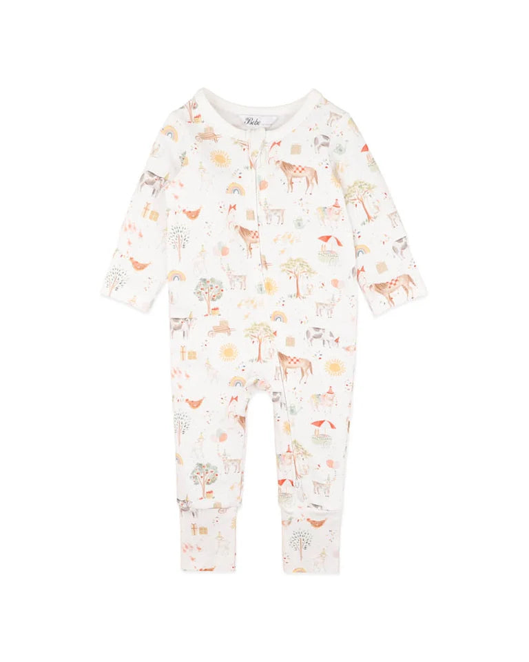 Bebe | Scout Organic LS Zipsuit