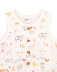 Bebe | Scout Organic Button Up Bodysuit
