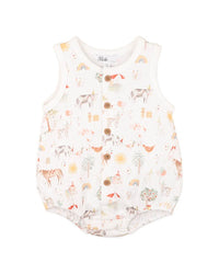 Bebe | Scout Organic Button Up Bodysuit