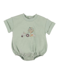 Bebe | Scout Organic Tractor Oversized Bodysuit
