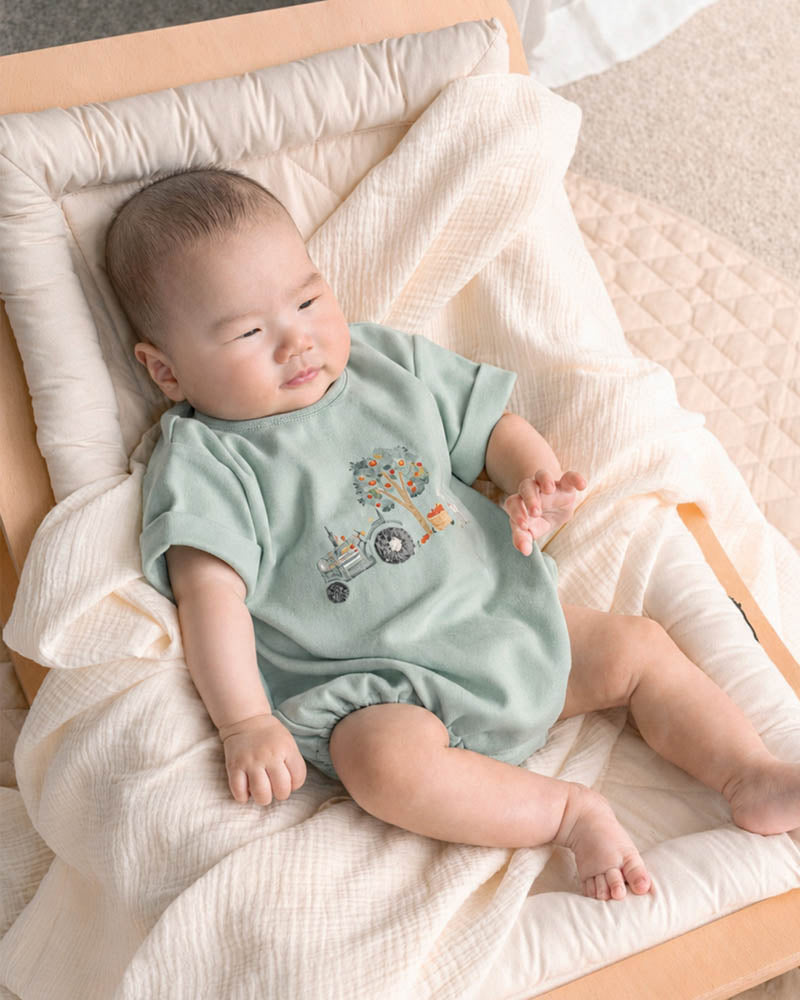 Bebe | Scout Organic Tractor Oversized Bodysuit
