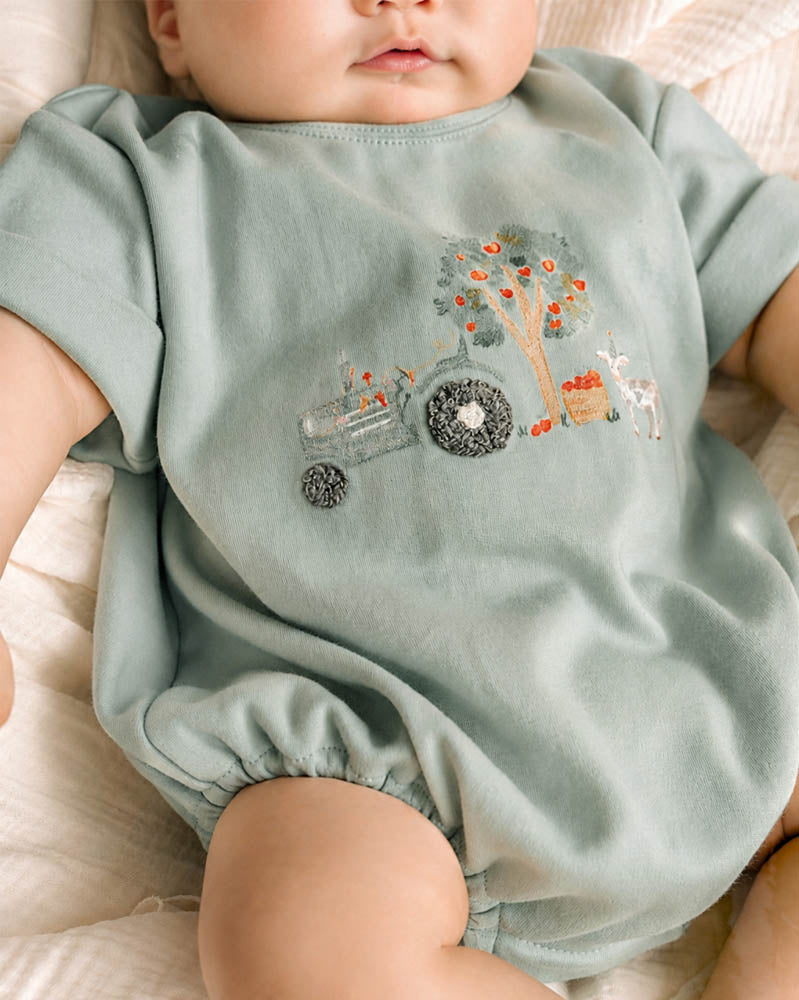 Bebe | Scout Organic Tractor Oversized Bodysuit