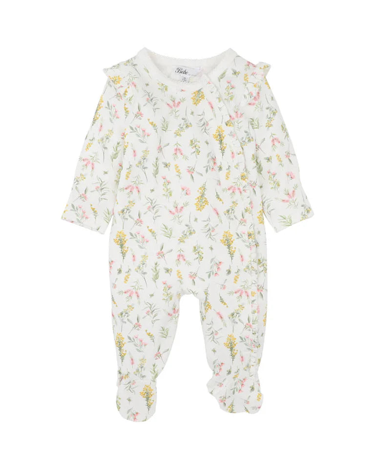 Bebe | Charlie Wattle LS Zip Onesie