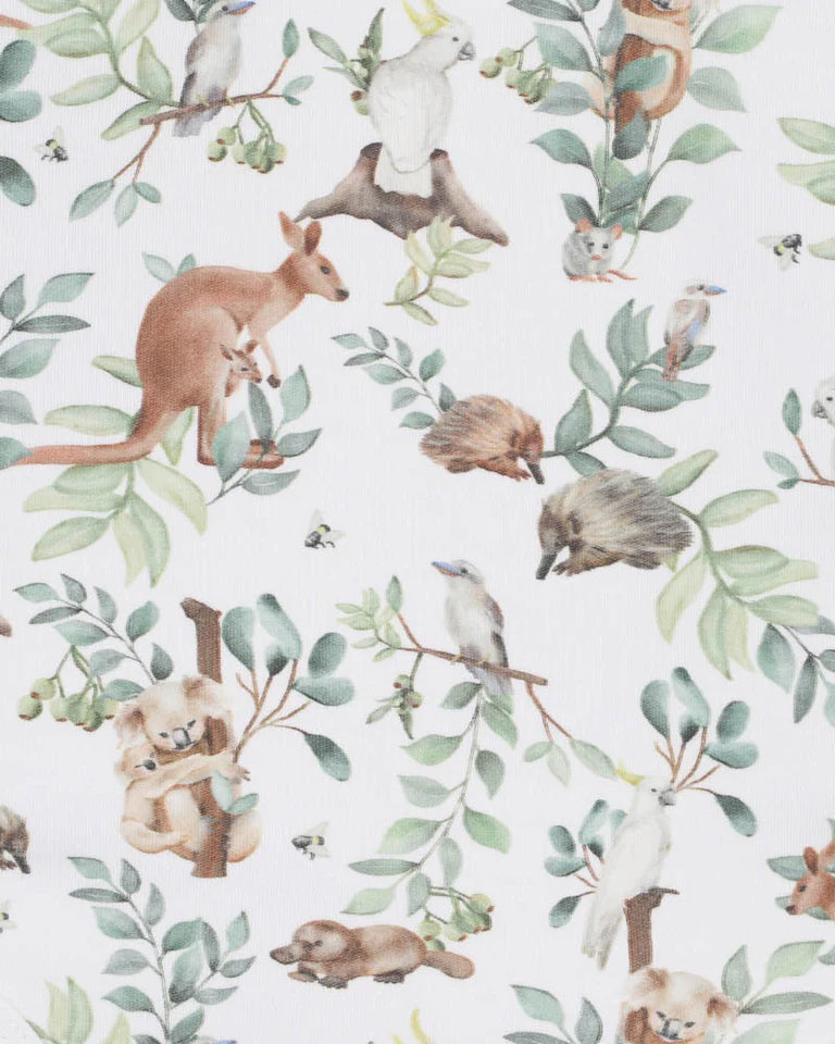 Bebe | Charlie Organic Turn-Back Feet Leggings