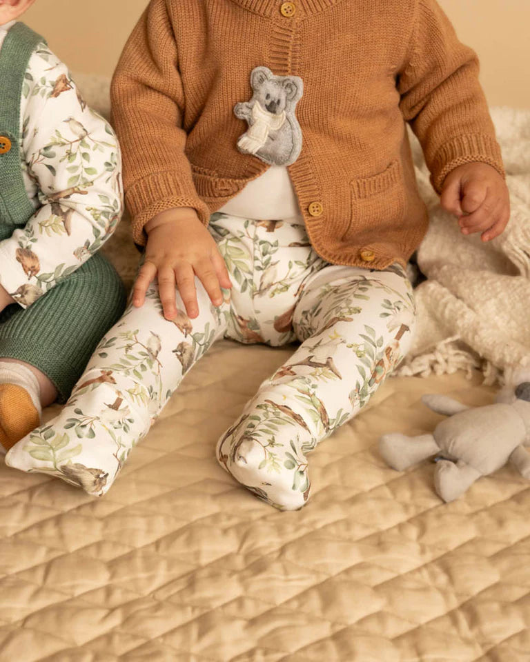 Bebe | Charlie Organic Turn-Back Feet Leggings