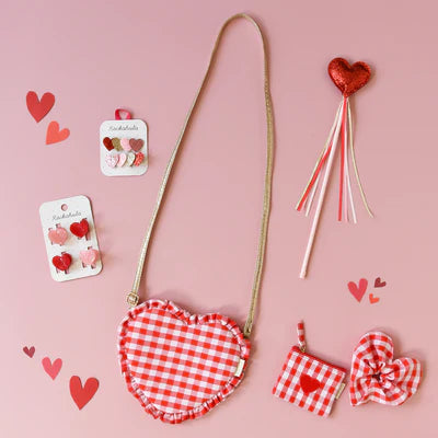 Rockahula | Gingham Love Heart Mini Purse