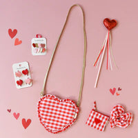 Rockahula | Gingham Love Heart Mini Purse