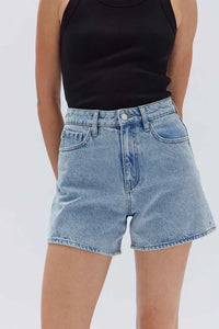Assembly Label | Light Stone Vintage Denim Short