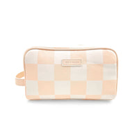 Fox + Fallow | Salmon Check Wash Bag