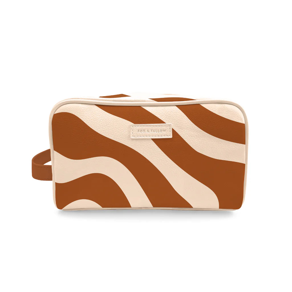 Fox + Fallow | Rust Swirl Wash Bag