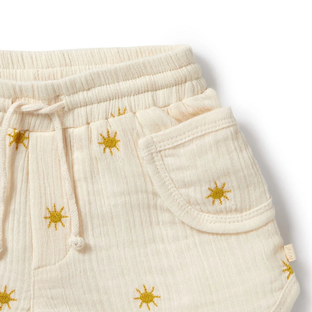 Wilson + Frenchy | Sunshine Organic Crinkle Shorts