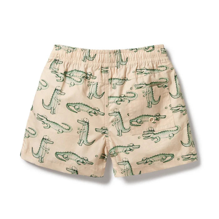 Wilson + Frenchy | Little Croc Board Shorts