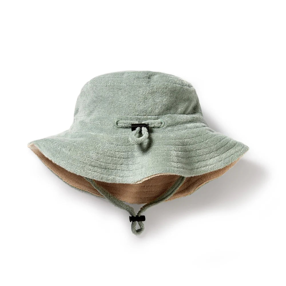 Wilson + Frenchy | Pistachio Organic Terry Sun Hat