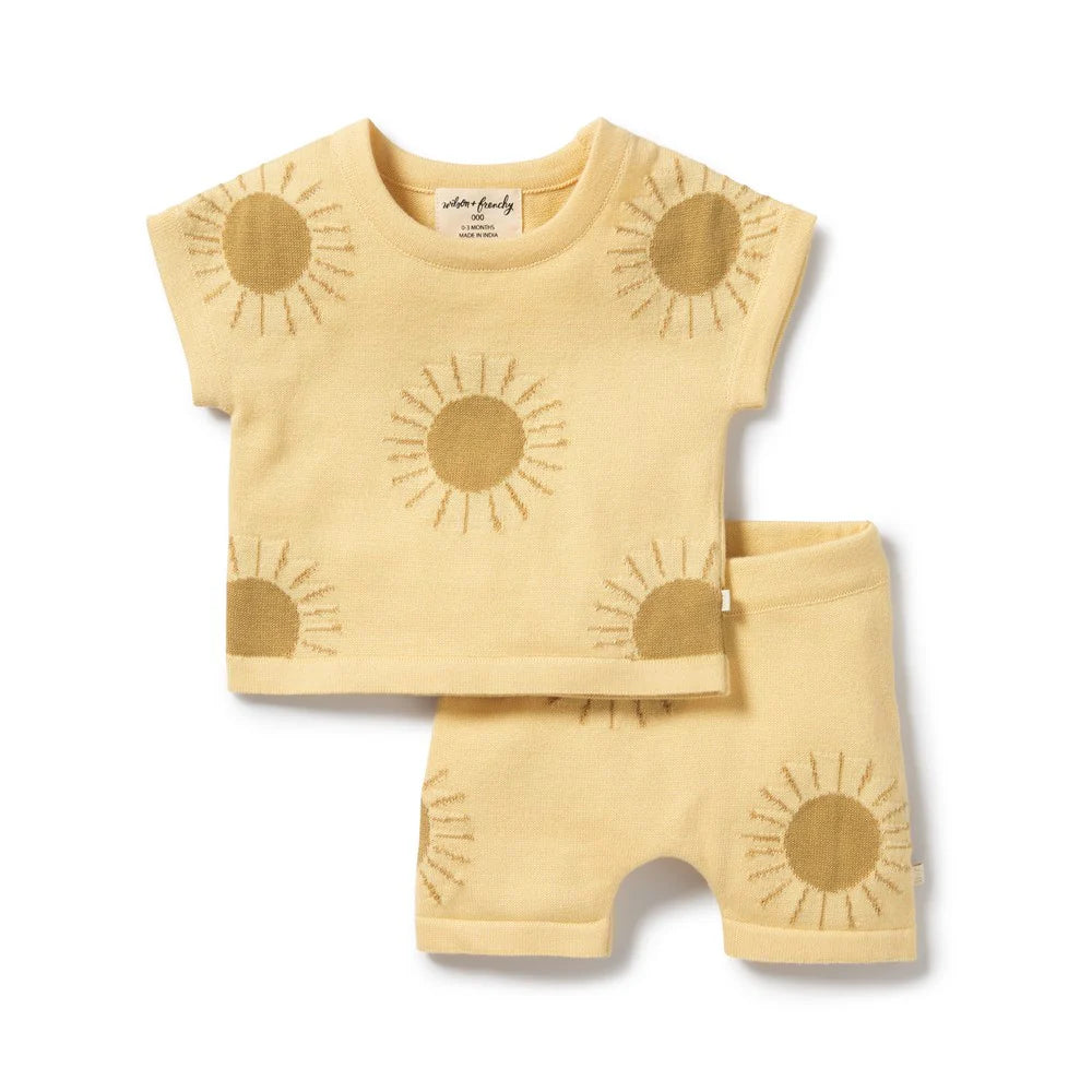 Wilson + Frenchy | Sunshine Organic Knitted Set