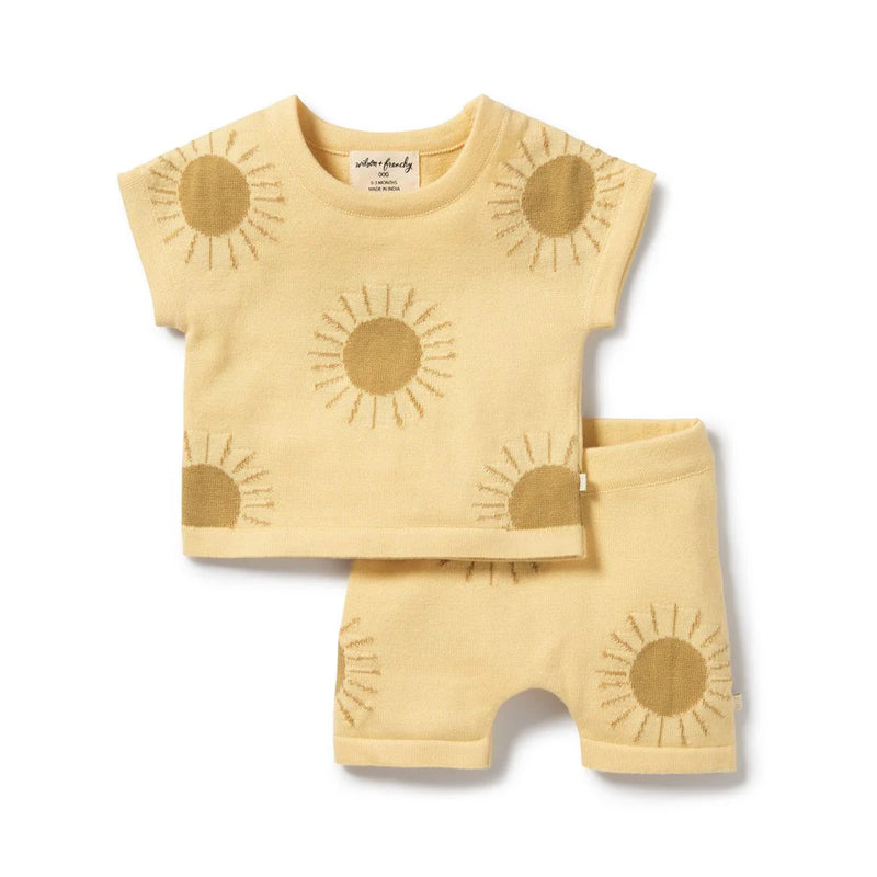 Wilson + Frenchy | Sunshine Organic Knitted Set