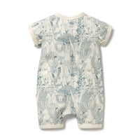 Wilson + Frenchy | Hello Friends Organic Boyleg Zipsuit