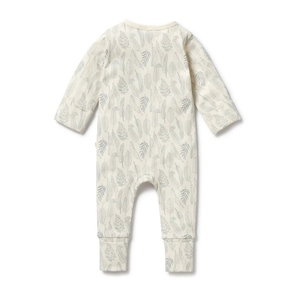 Wilson + Frenchy | New Leaf Organic Zipsuit with feet