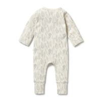 Wilson + Frenchy | New Leaf Organic Zipsuit with feet