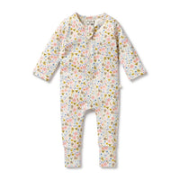 Wilson + Frenchy | Ava Floral Zipsuit with Feet