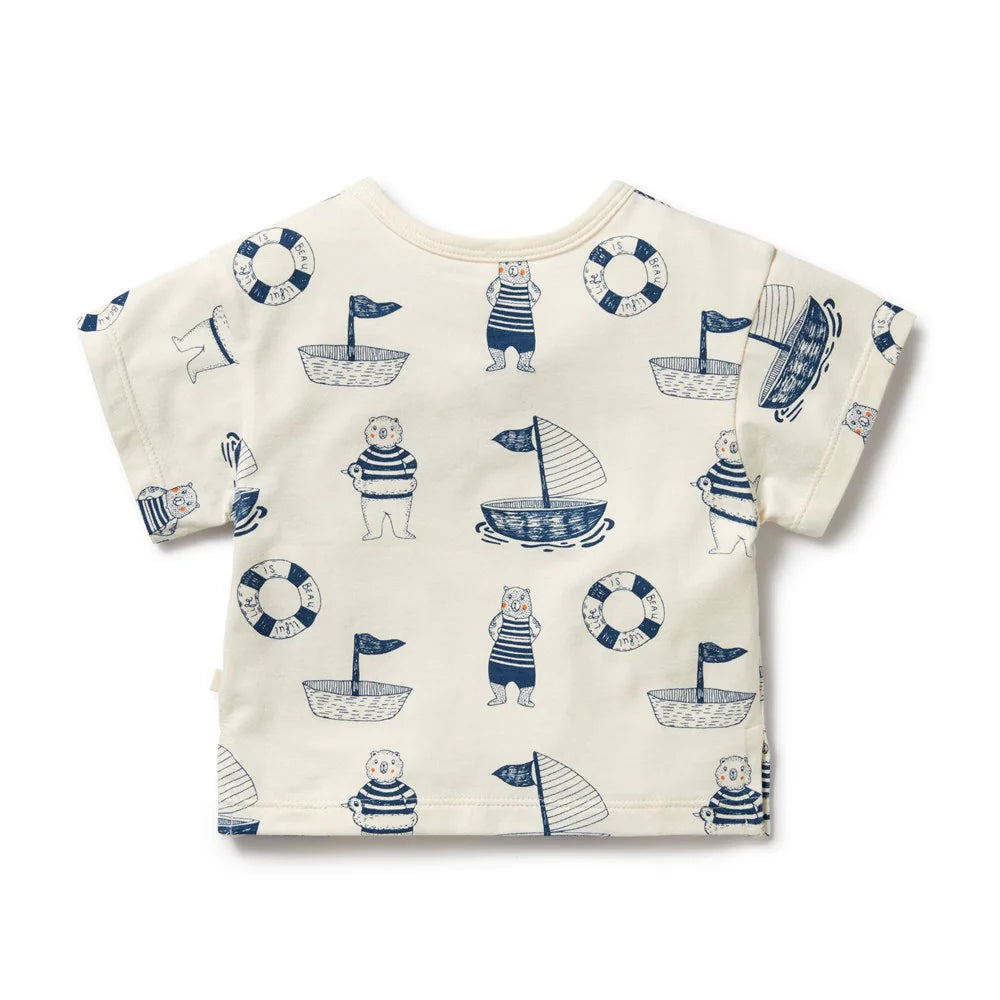 Wilson + Frenchy | Nautical Bear Organic Tee