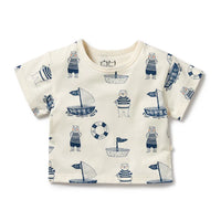 Wilson + Frenchy | Nautical Bear Organic Tee