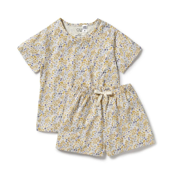 Wilson + Frenchy | Little Meadow Women's Organic Short Sleeved Pyjamas