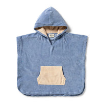 Wilson + Frenchy | Dusty Blue Organic Terry Hooded Towel